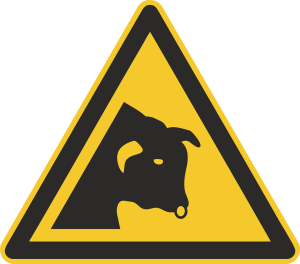Warnzeichen Aufkleber DIN ISO 7010